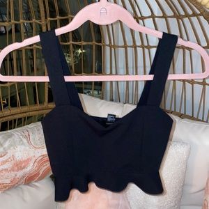 Forever 21 Peplum Crop Top